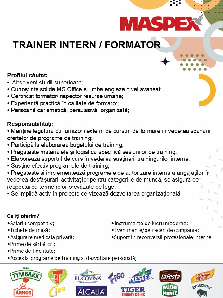 TRAINER INTERN/ FORMATOR