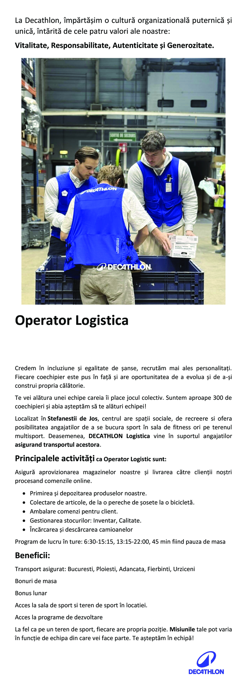 Operator Logistica