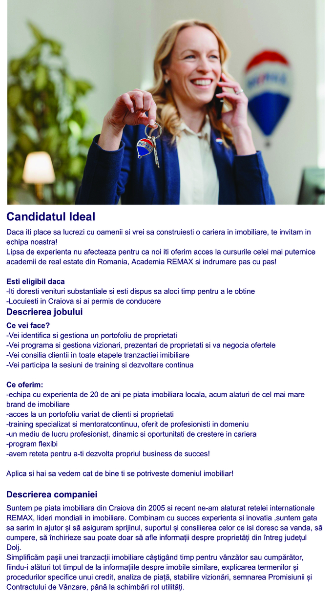 Consultant imobiliar