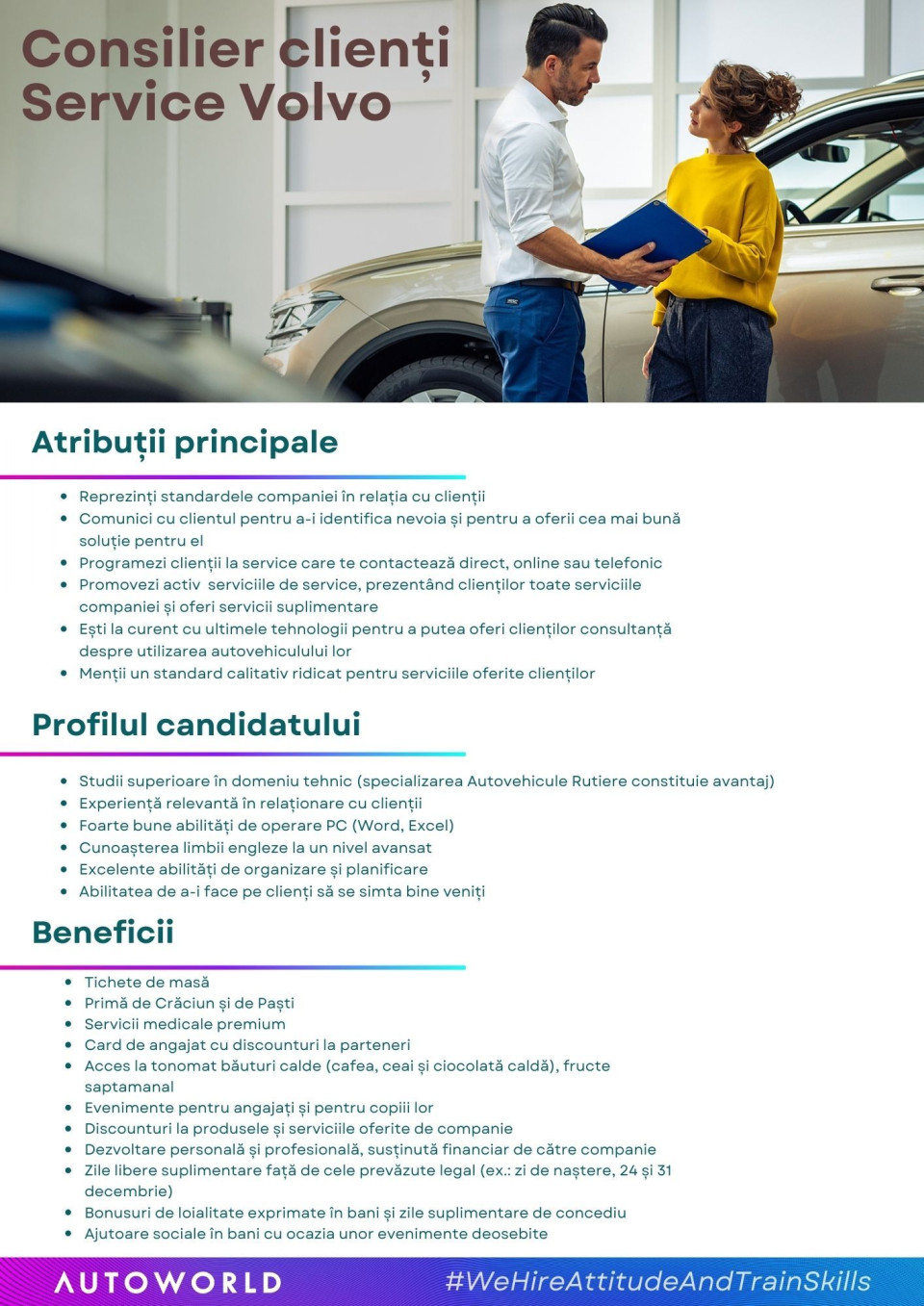 Consilier Clienti Autoworld