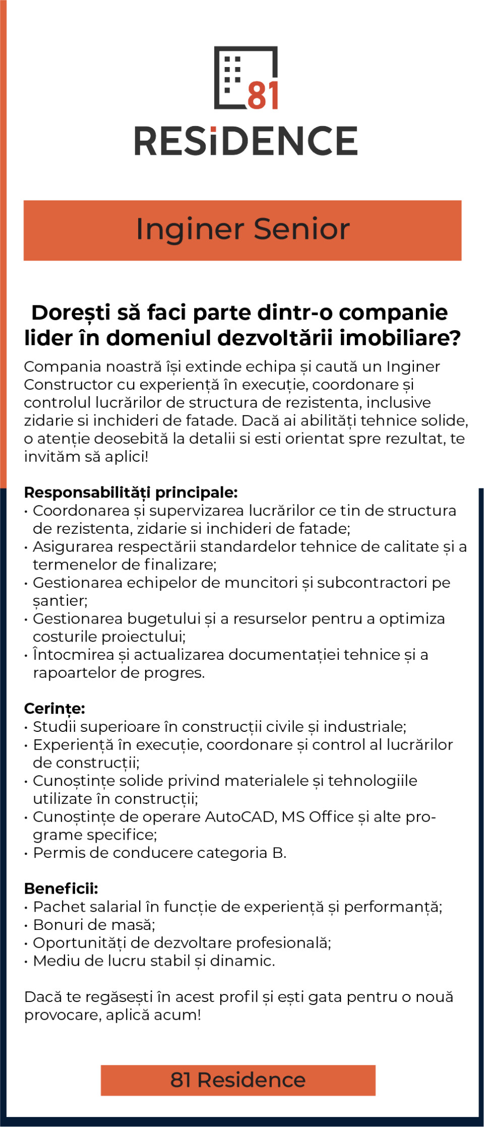 Inginer Senior