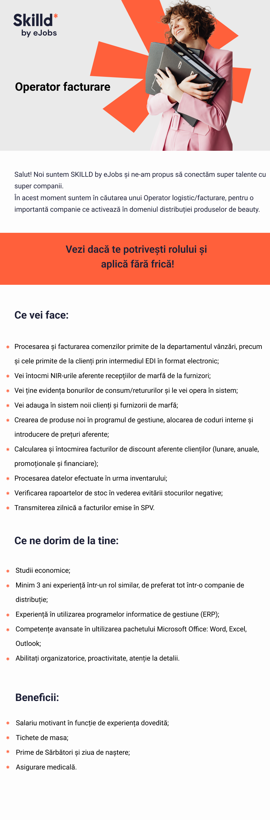Operator Facturare