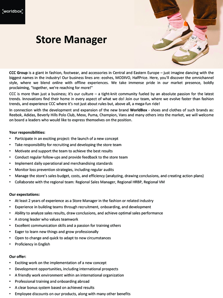 WorldBox - Store Manager Medgidia