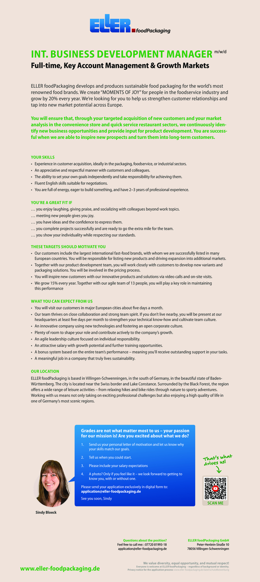 International Business Development Manager (m/f/d)