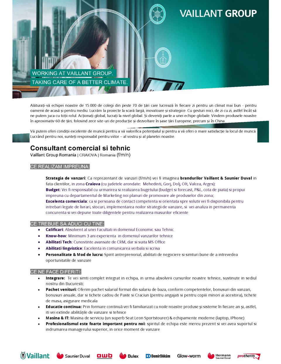 Consultant comercial si tehnic