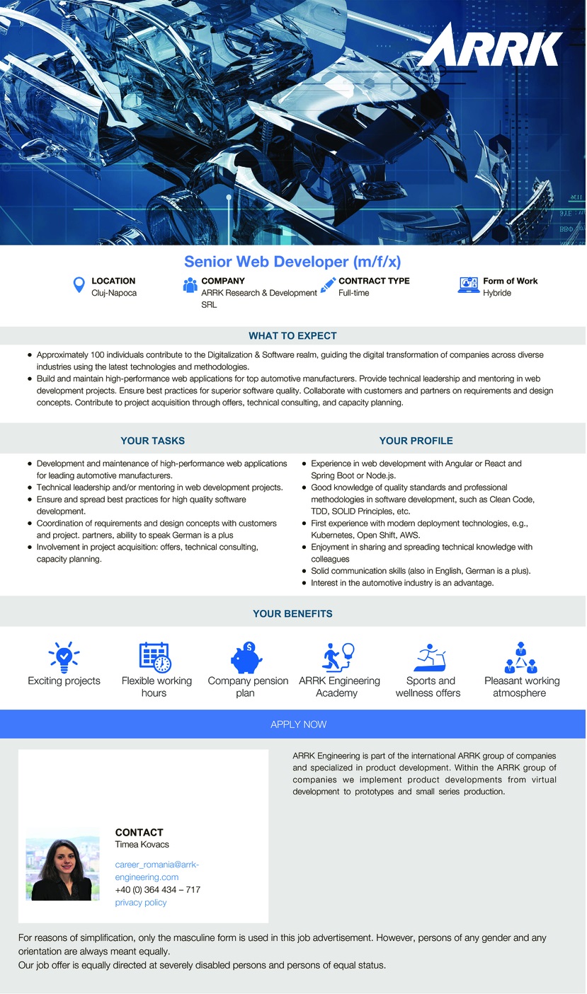 Senior Web Developer (m/f/x)