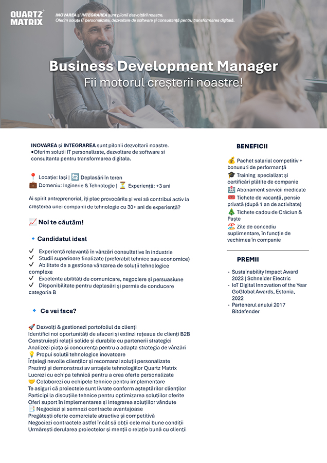 Business Development Manager