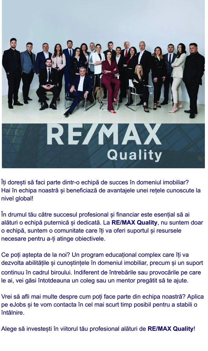 Agent Imobiliar / Sales Associate