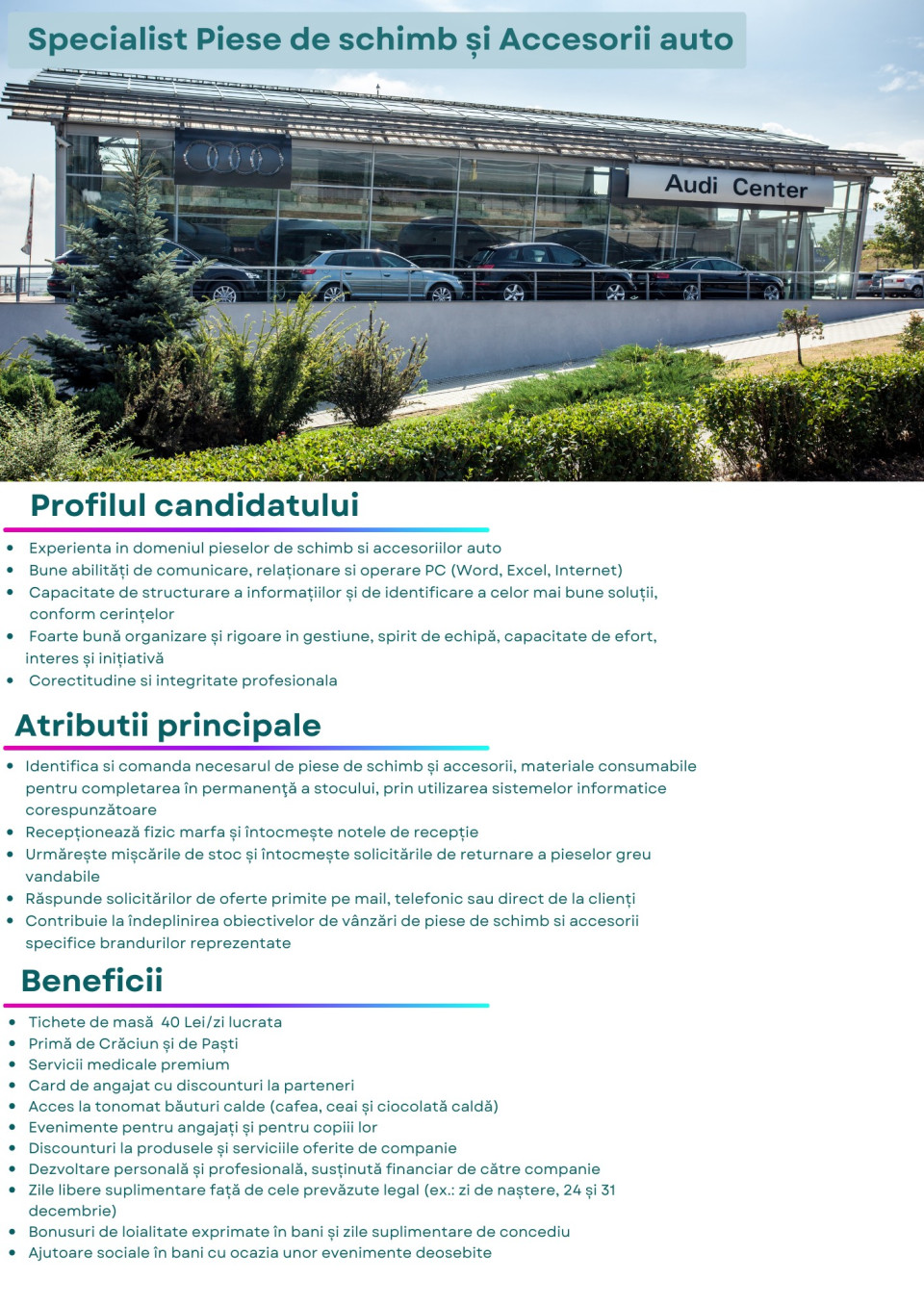 Specialist Piese de schimb si Accesorii auto