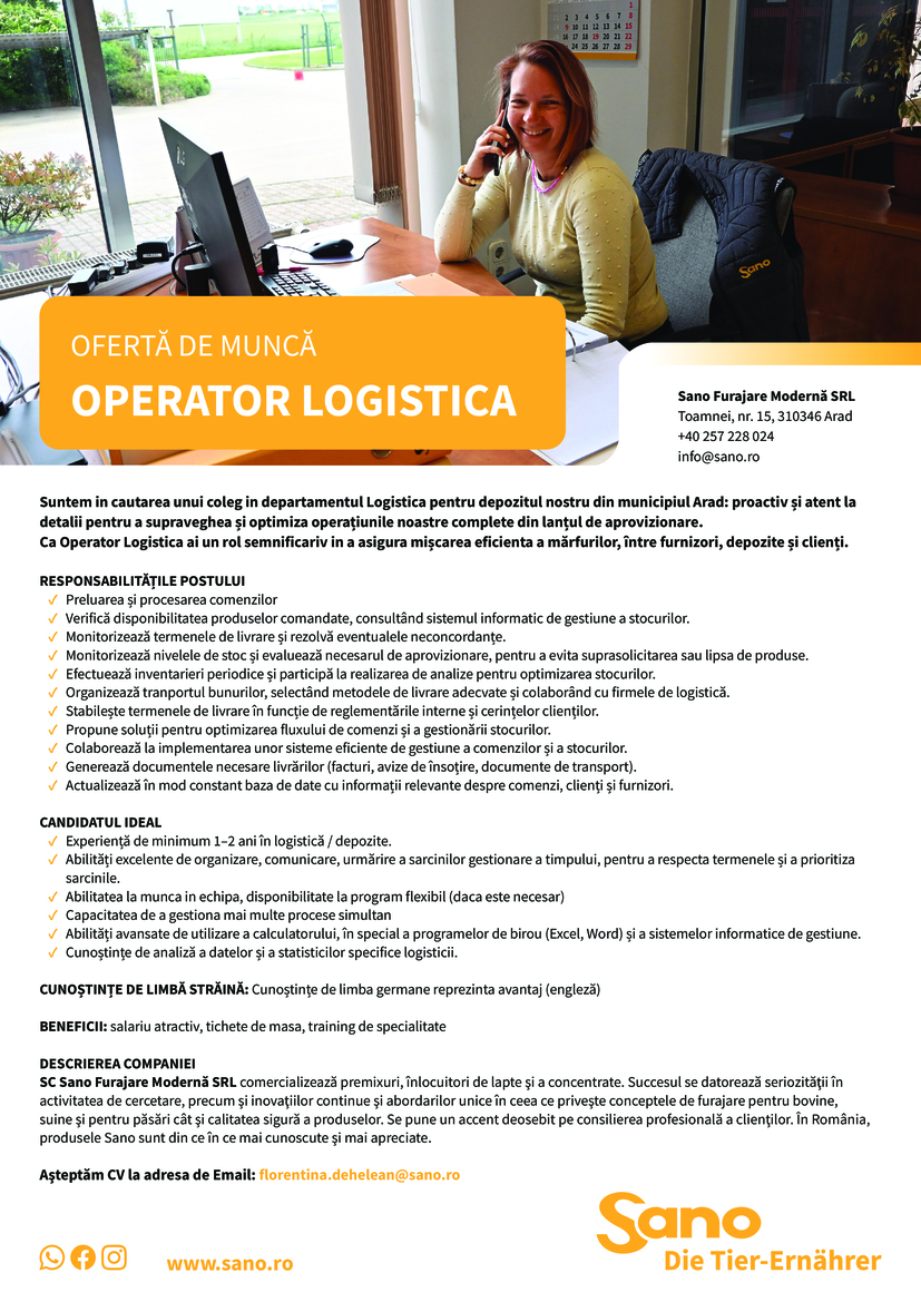 Operator logistica