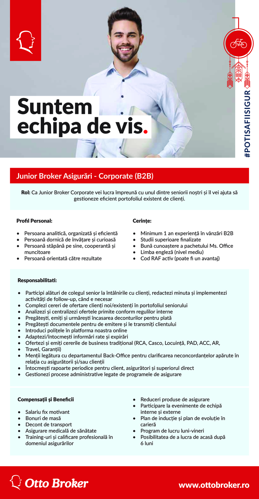 Junior Broker Asigurari - Corporate (B2B)