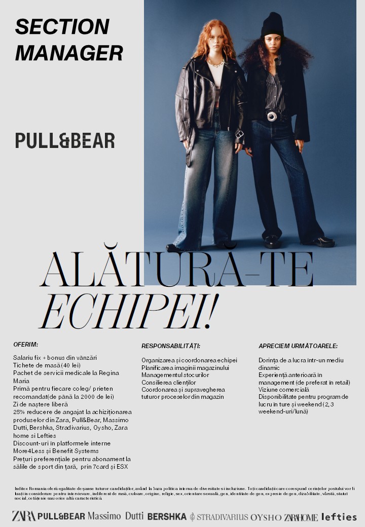 SECTION MANAGER Pull&Bear