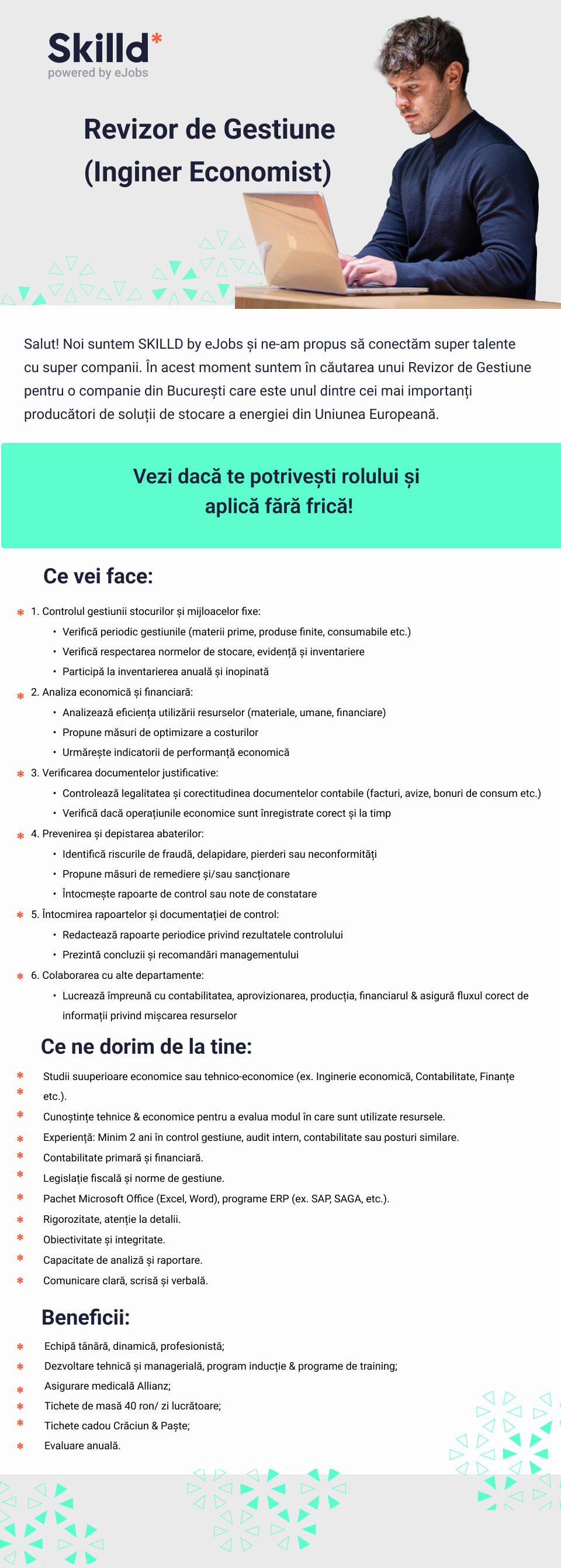 Revizor de Gestiune (Inginer Economist)