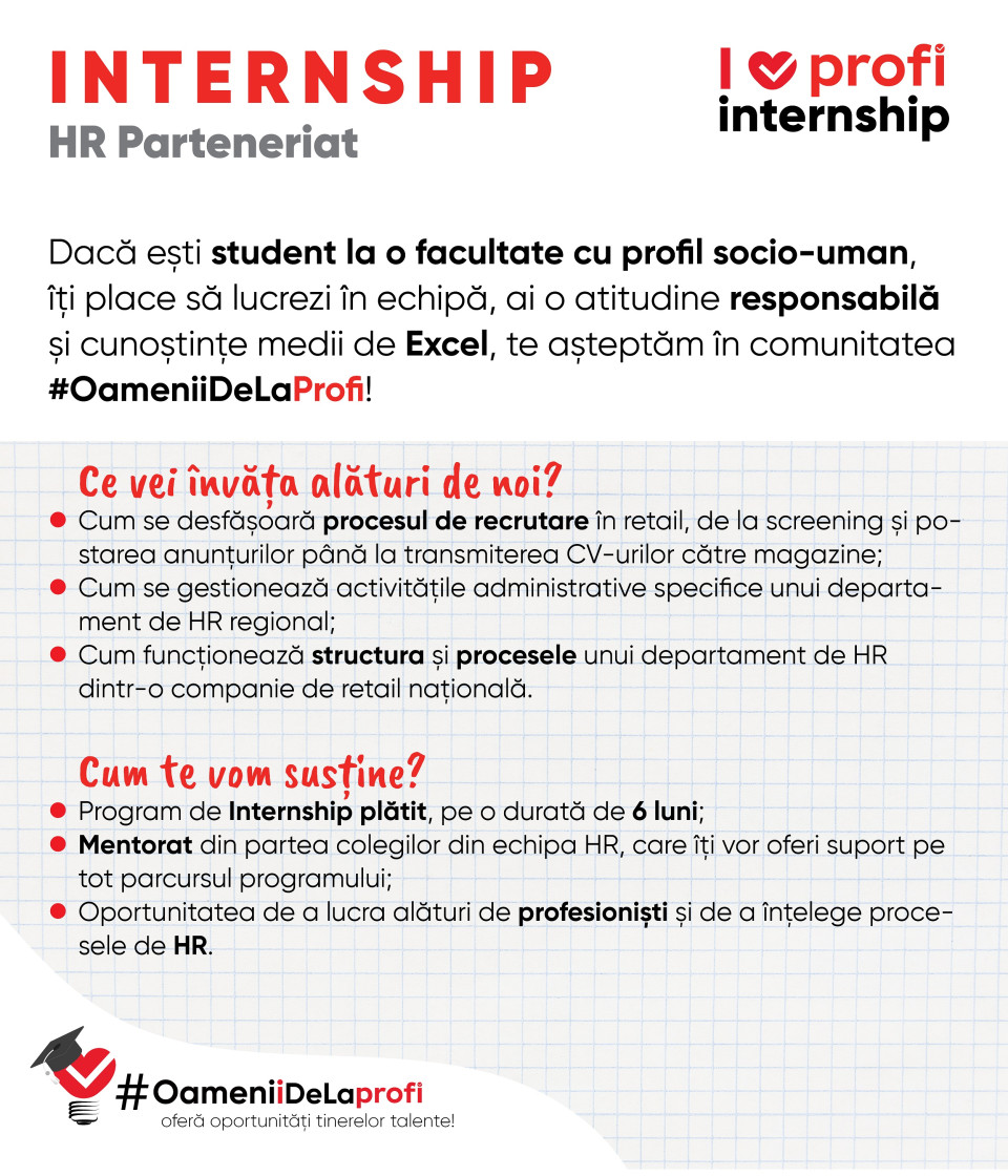 Internship HR Parteneriat