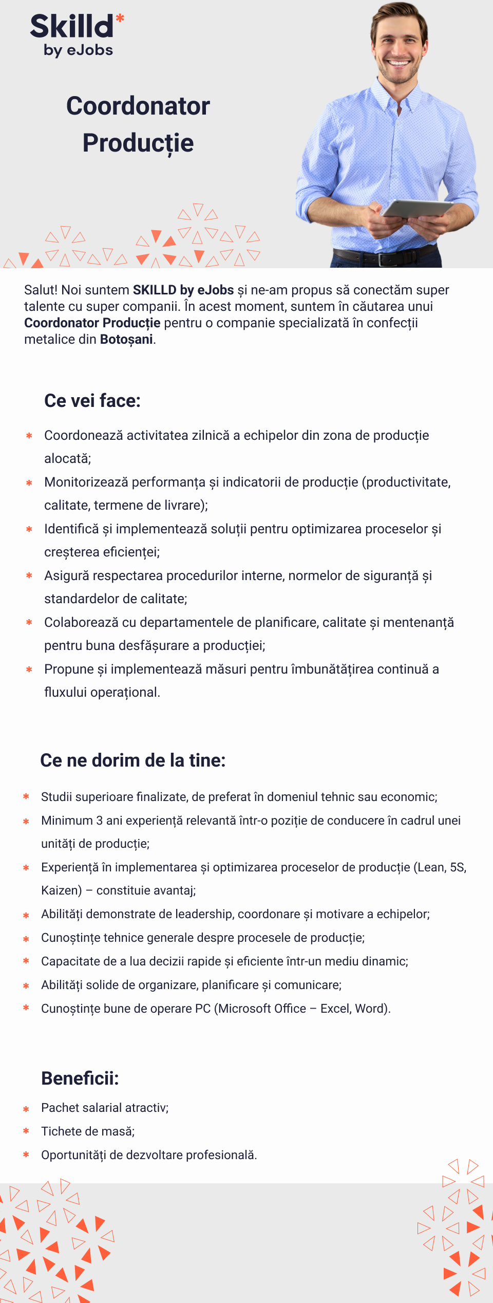 Coordonator Productie