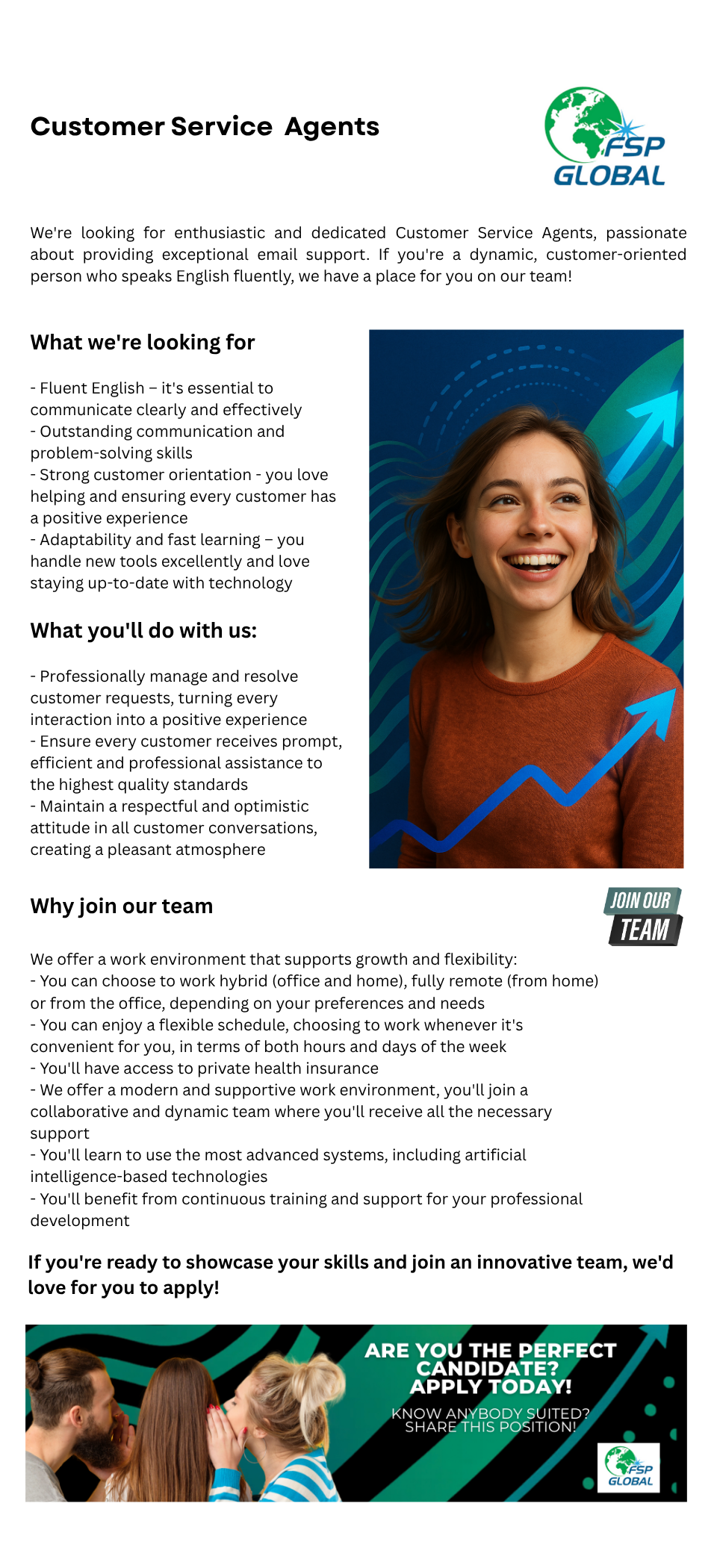 Customer Service Agents / Agent Relații cu Clienții