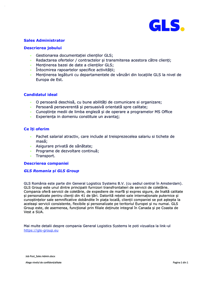 Sales Administrator