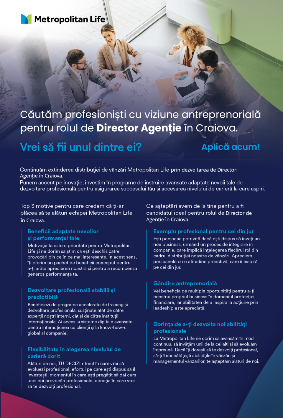 Branch Manager Craiova si Alexandria