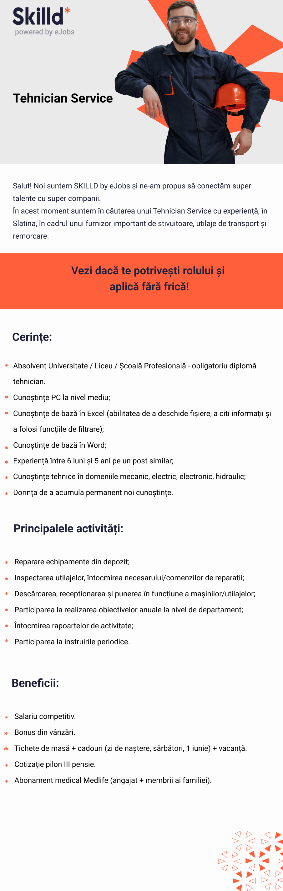 Tehnician Service