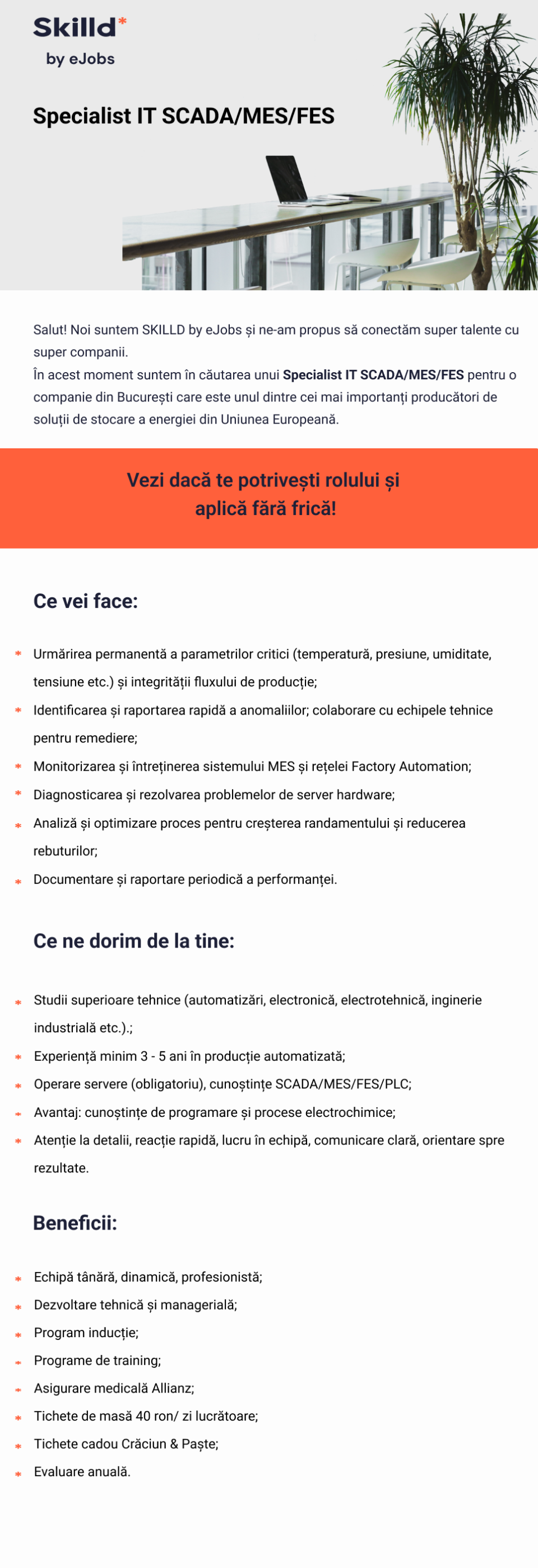 Specialist IT SCADA/MES/FES