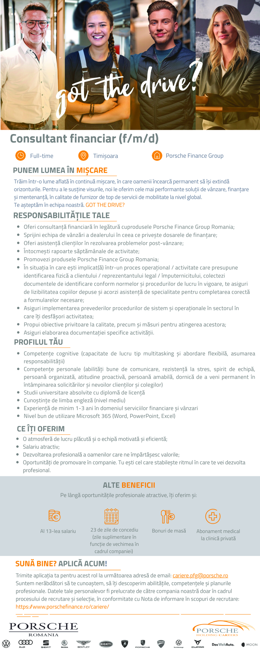 Consultant financiar (f/m/d)_Porsche Finance Group_TIMISOARA