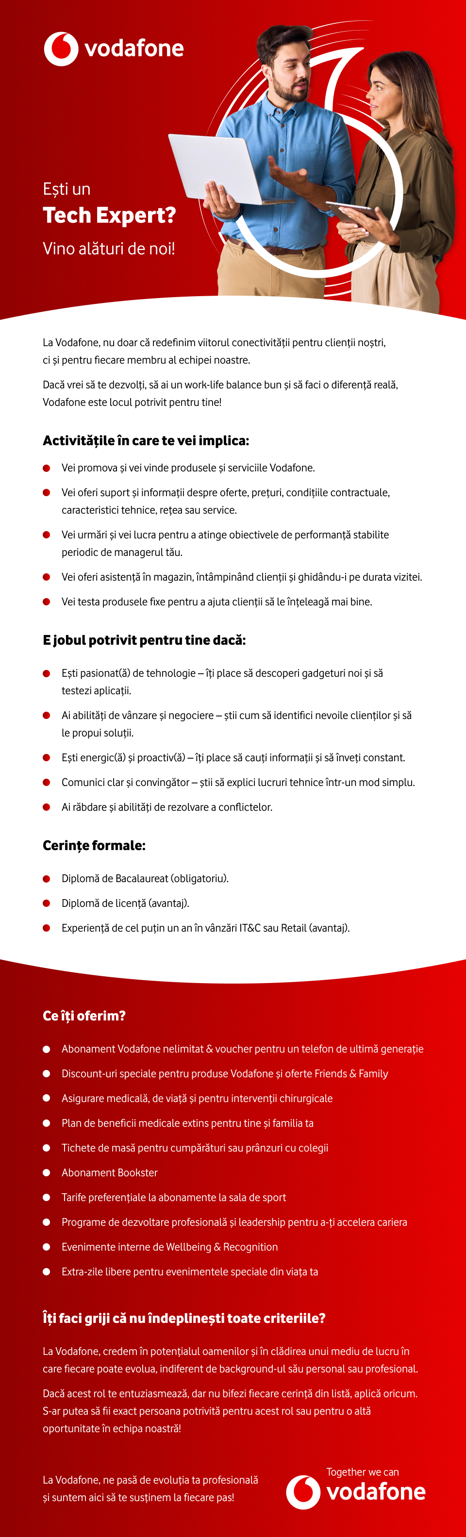 Tech Expert - Vodafone Store Bacau