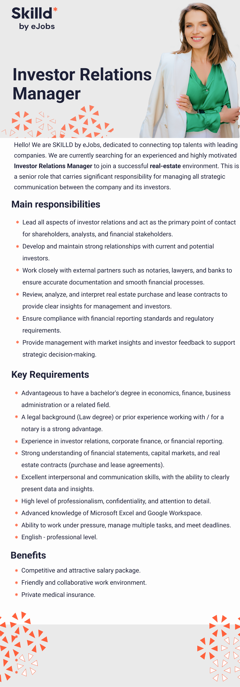 Investor Relations Manager