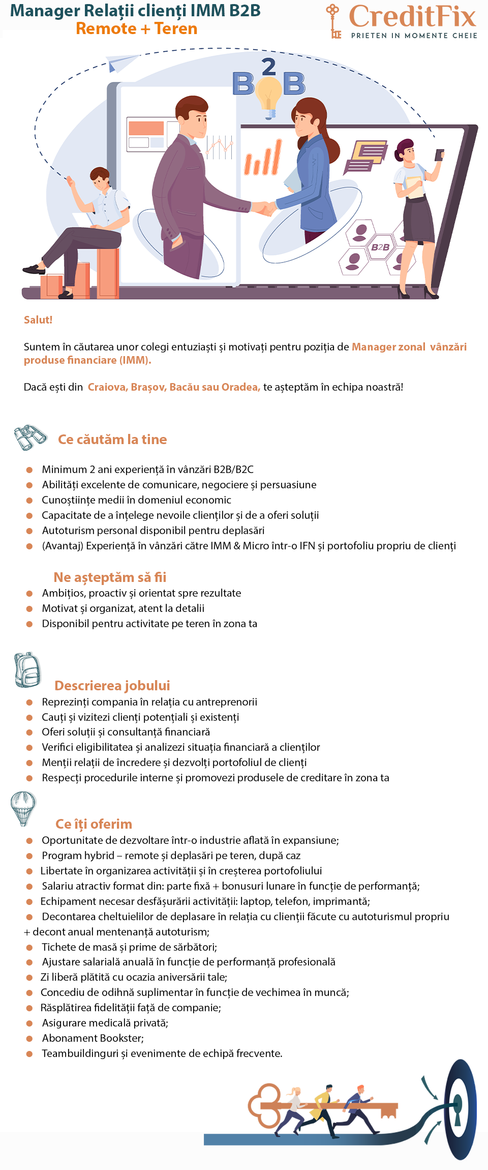 Manger Relatii Clienti IMM - remote + teren