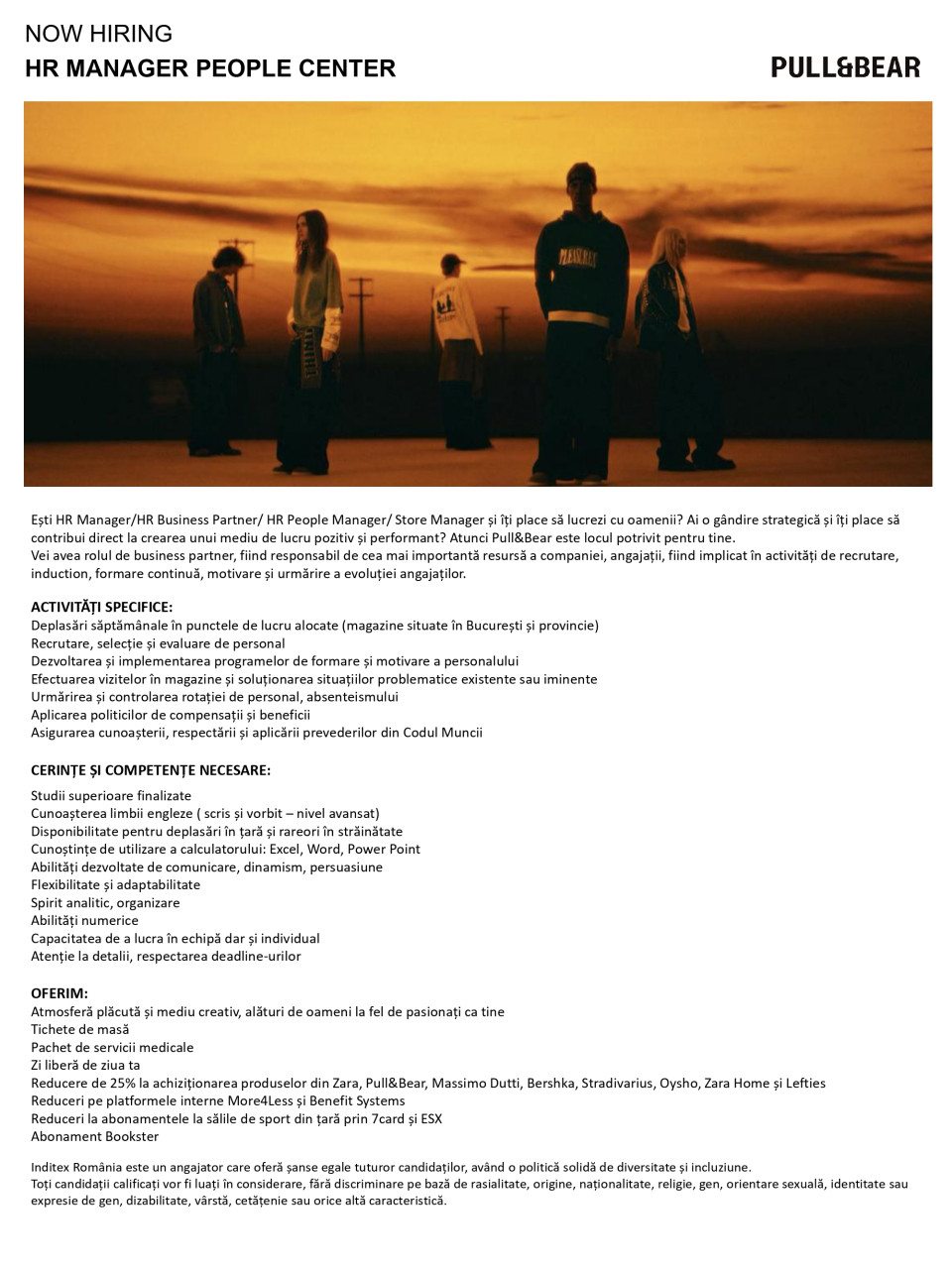 HR MANAGER PEOPLE CENTER