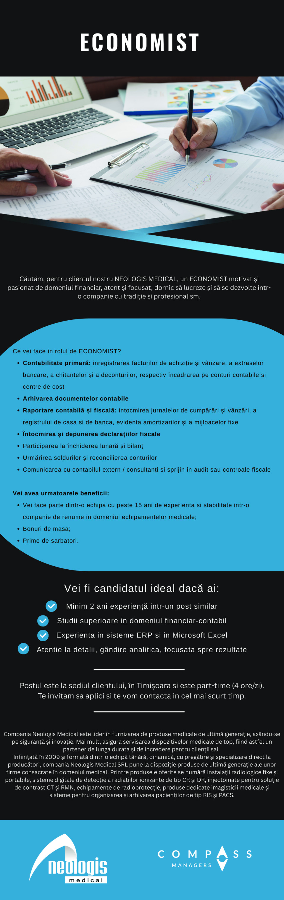 Economist PART-TIME Timisoara