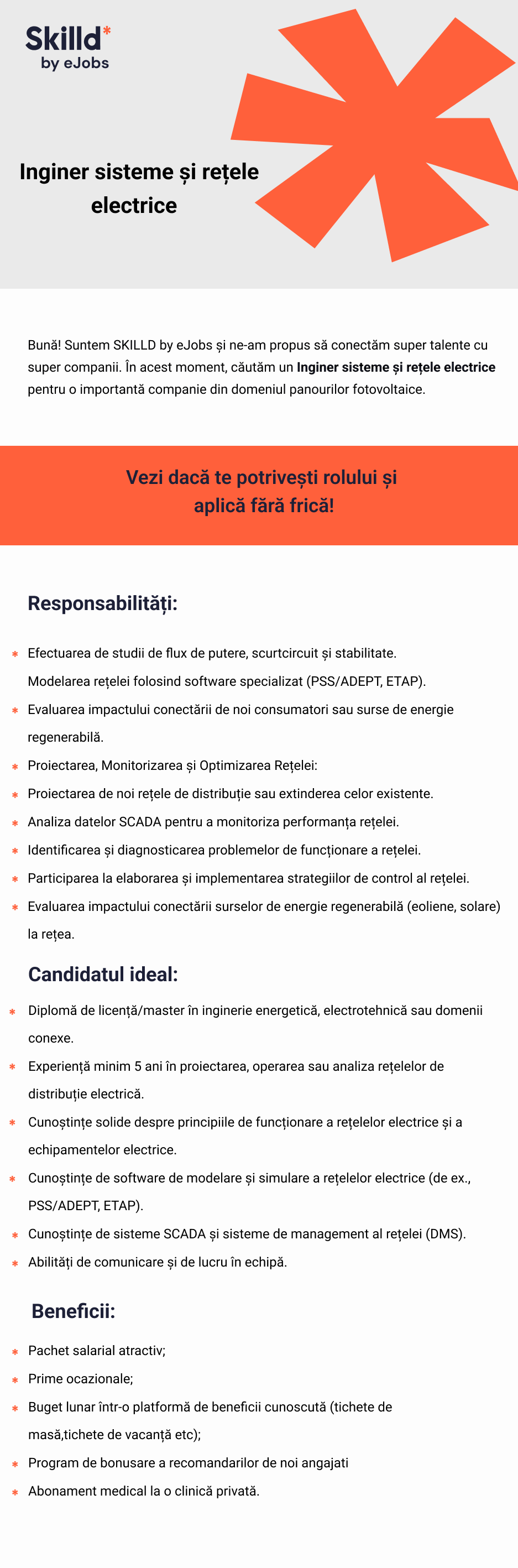 Inginer Sisteme si Retele Electrice