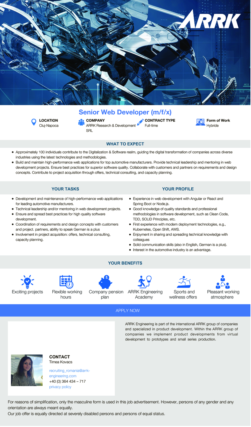 Senior Web Developer (m/f/x)