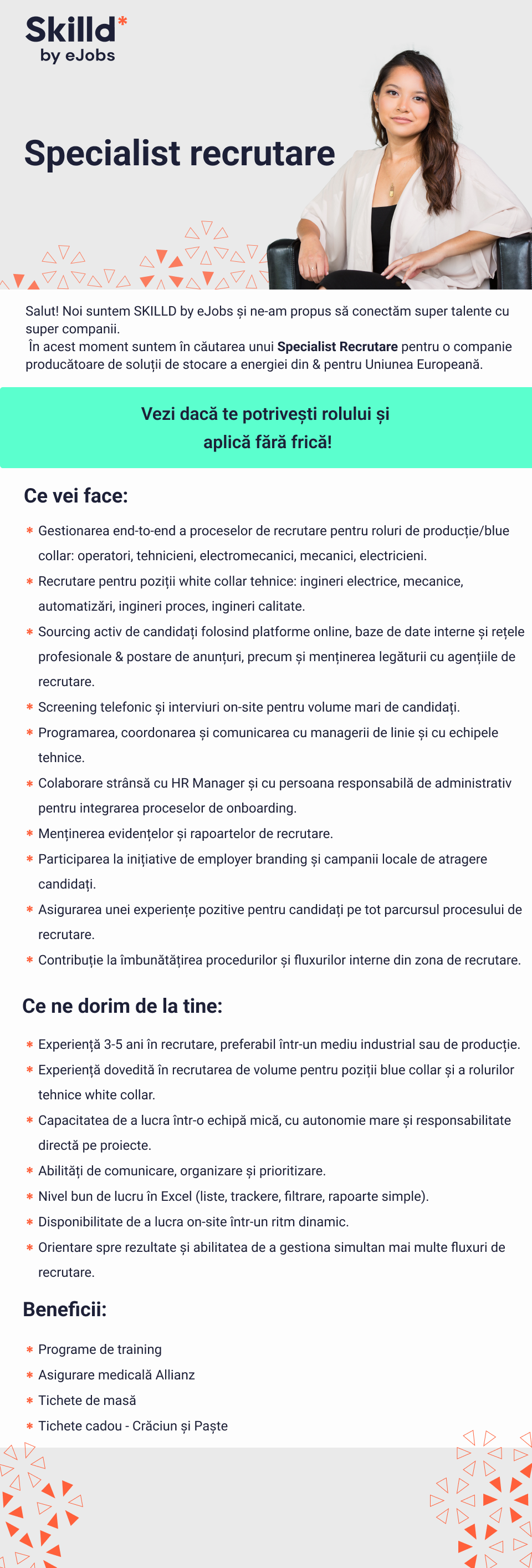 Specialist Recrutare