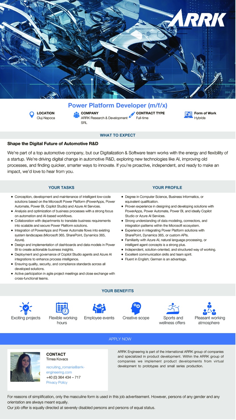 Power Platform Developer (m/f/x)