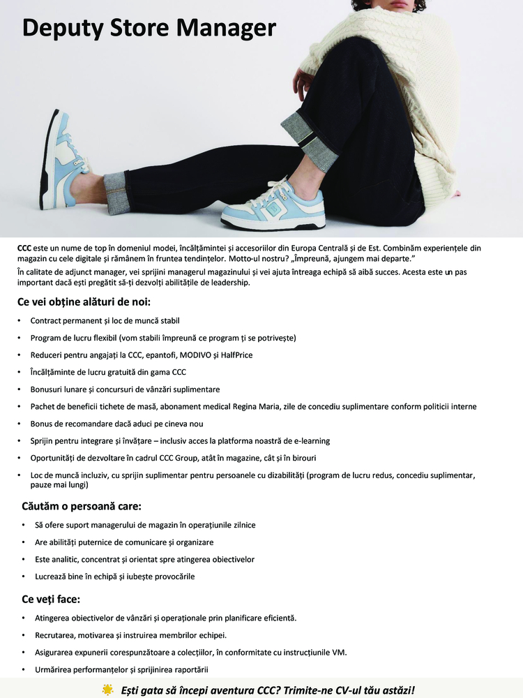 Director Adjunct in Magazin CCC Barlad