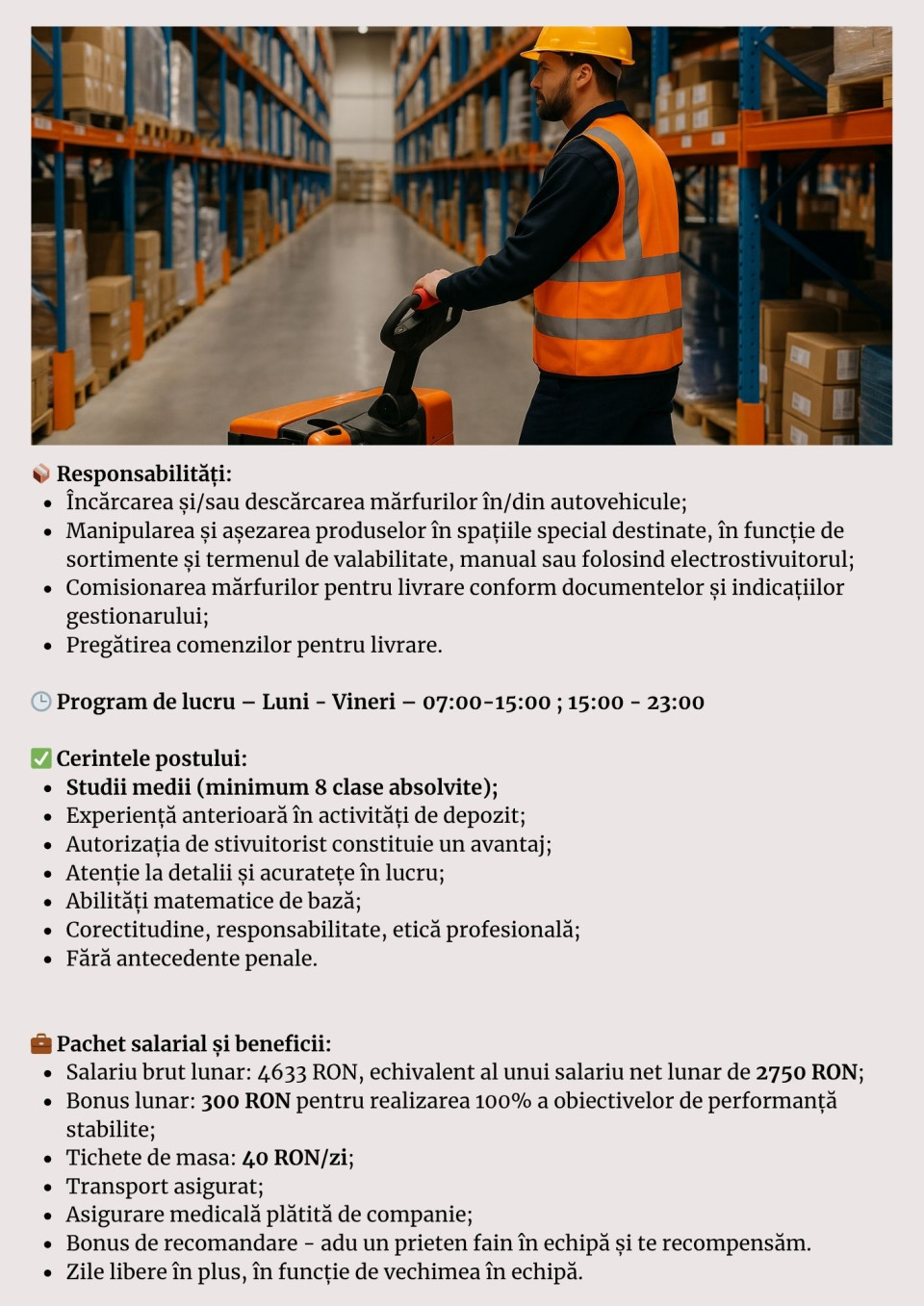 Manipulant Marfa - Philip Morris - Timisoara