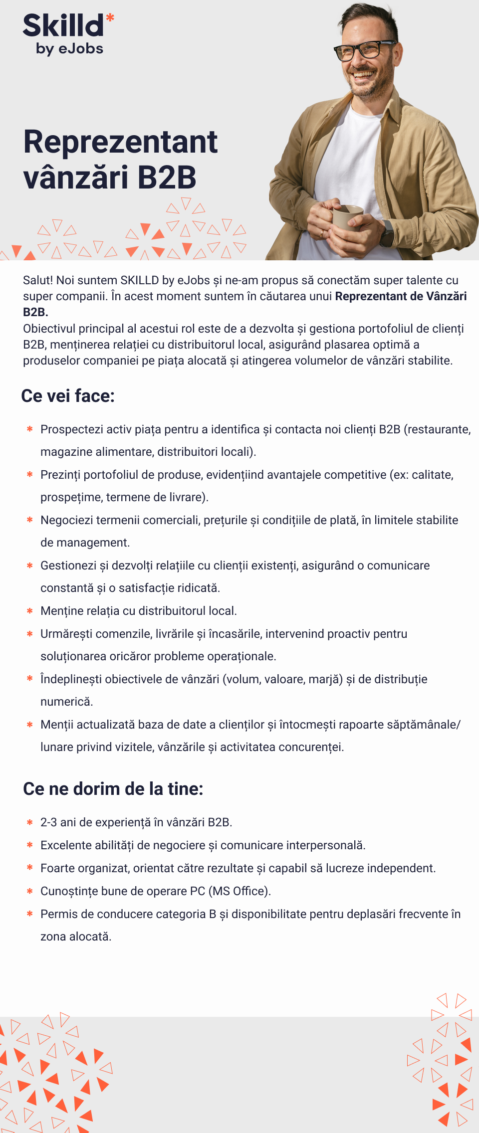 Reprezentant vanzari B2B