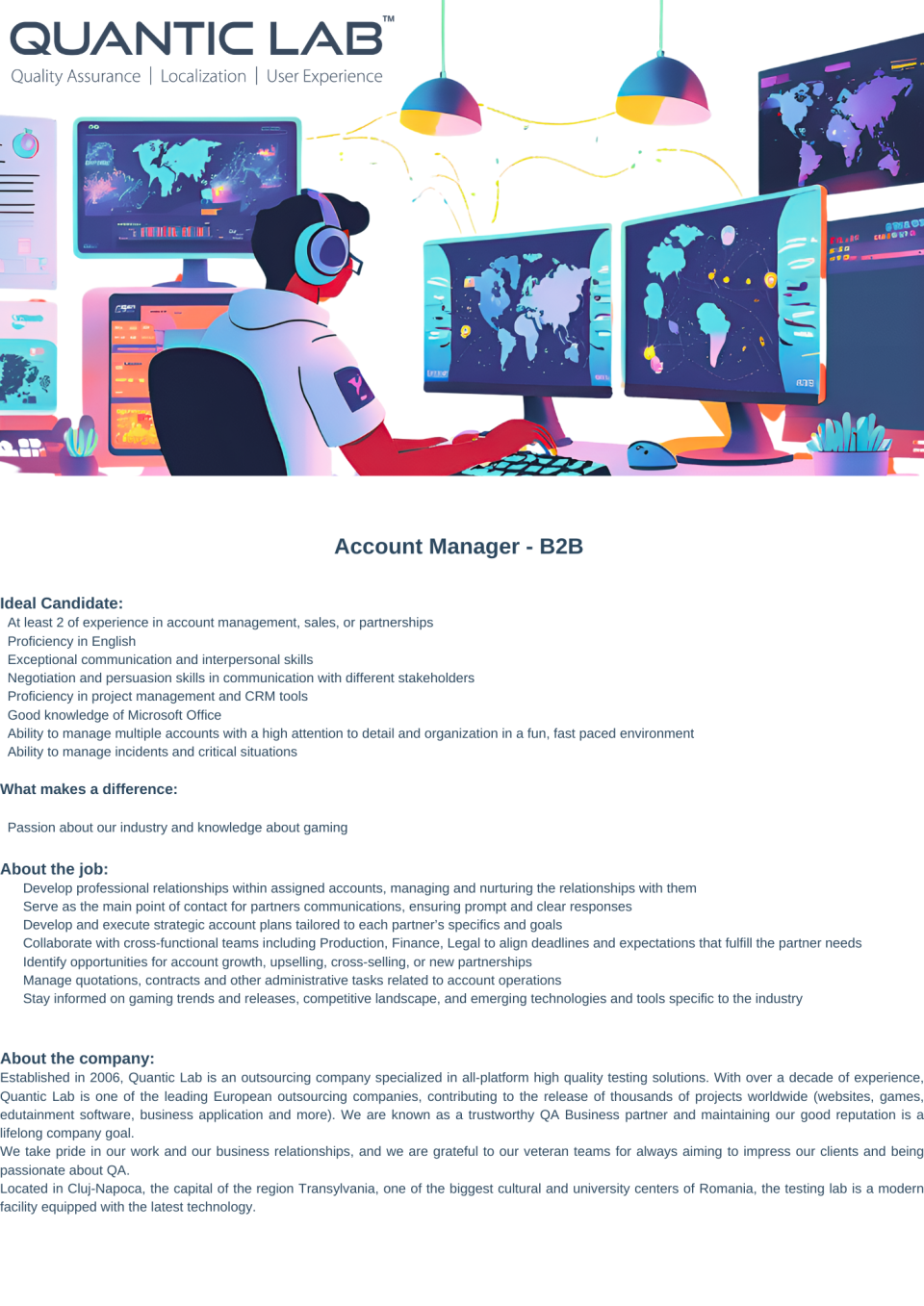 Account Manager - B2B