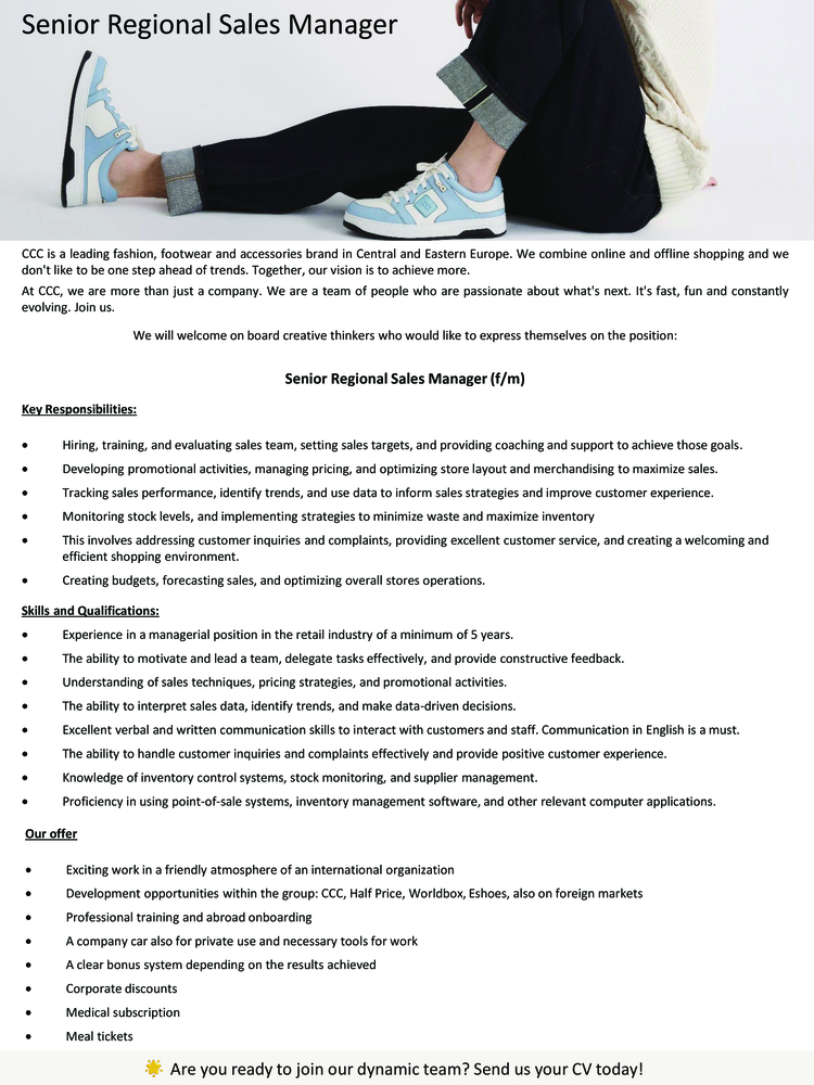 Senior Regional Sales Manager - CCC