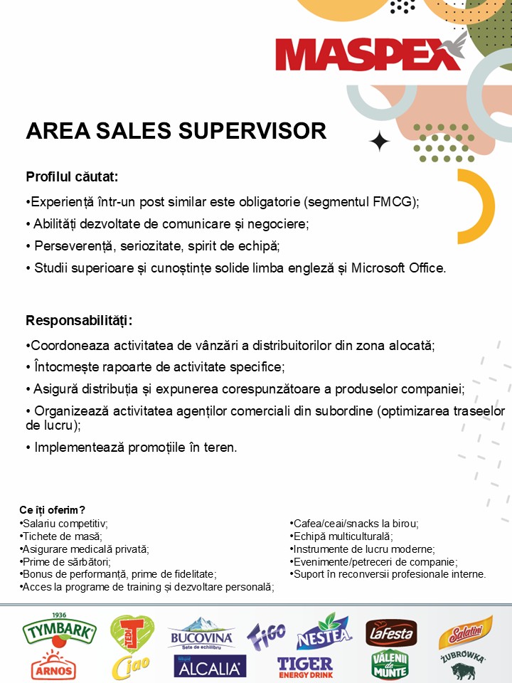 AREA SALES SUPERVISOR