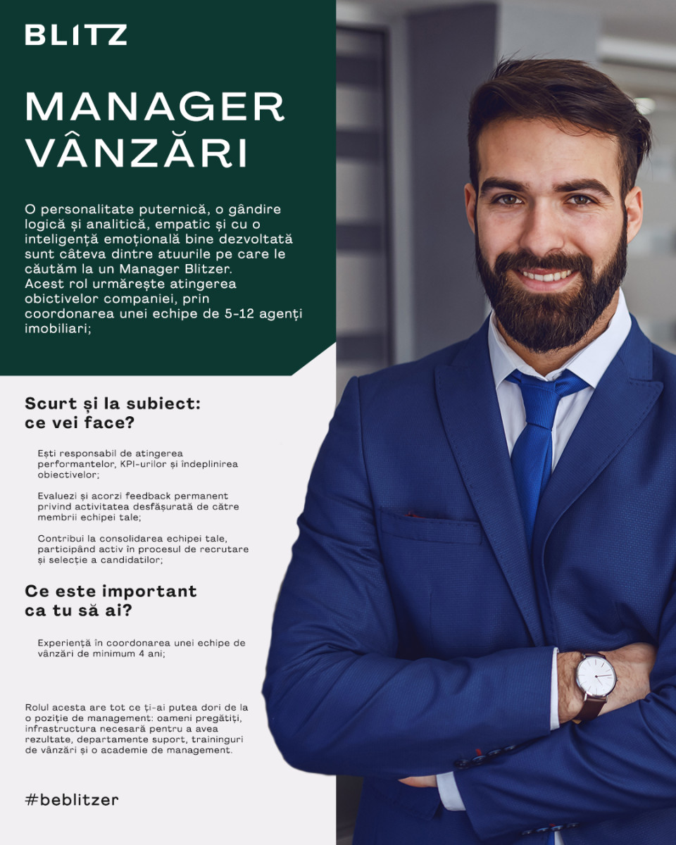 Manager Vanzari