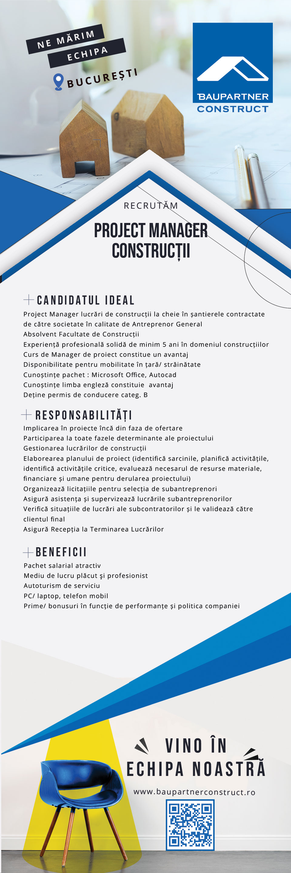 Project Manager Constructii - Executie Bucuresti