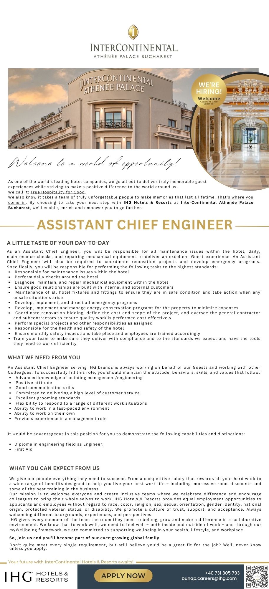Assistant Chief Engineer