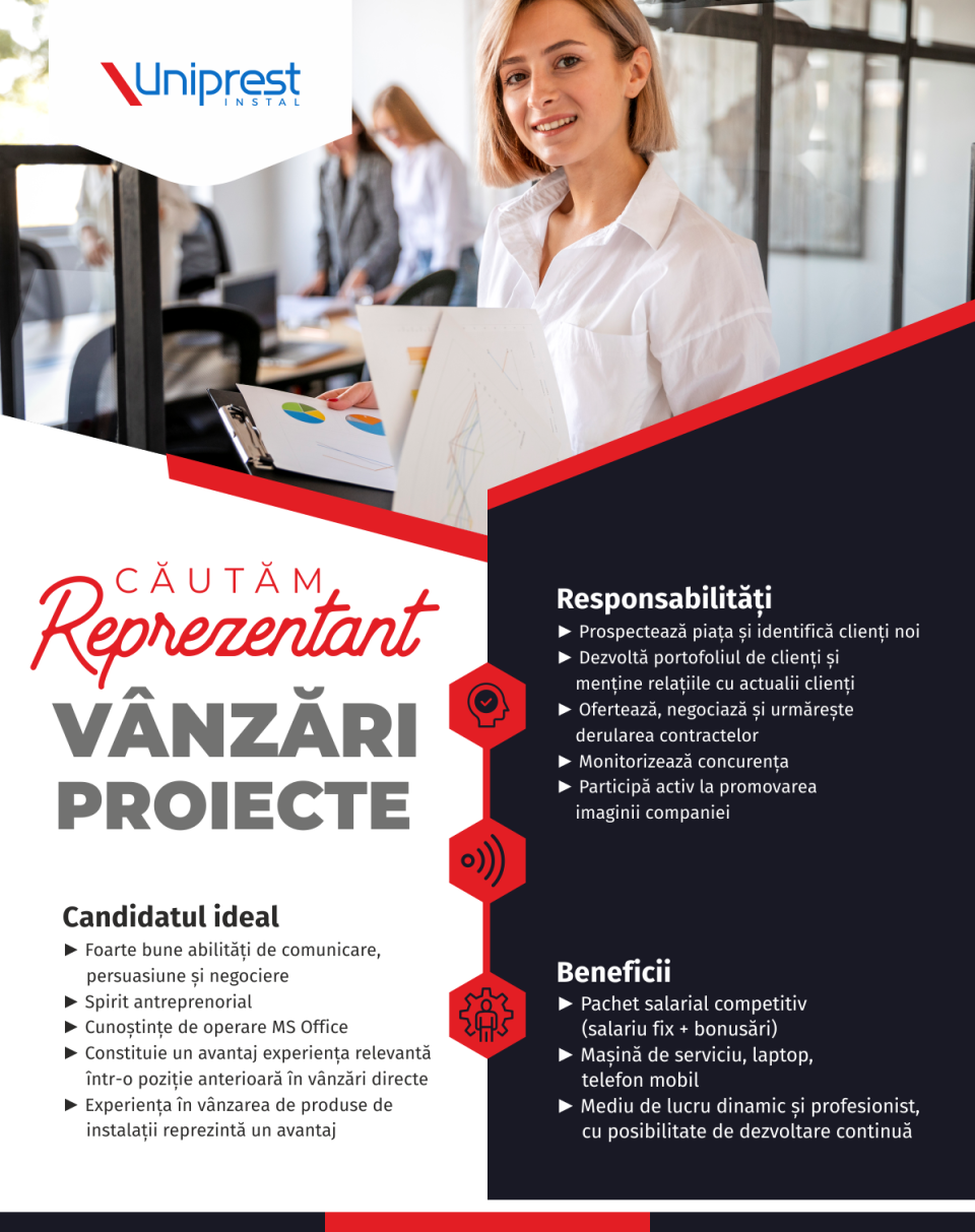 Reprezentant Vanzari Proiecte