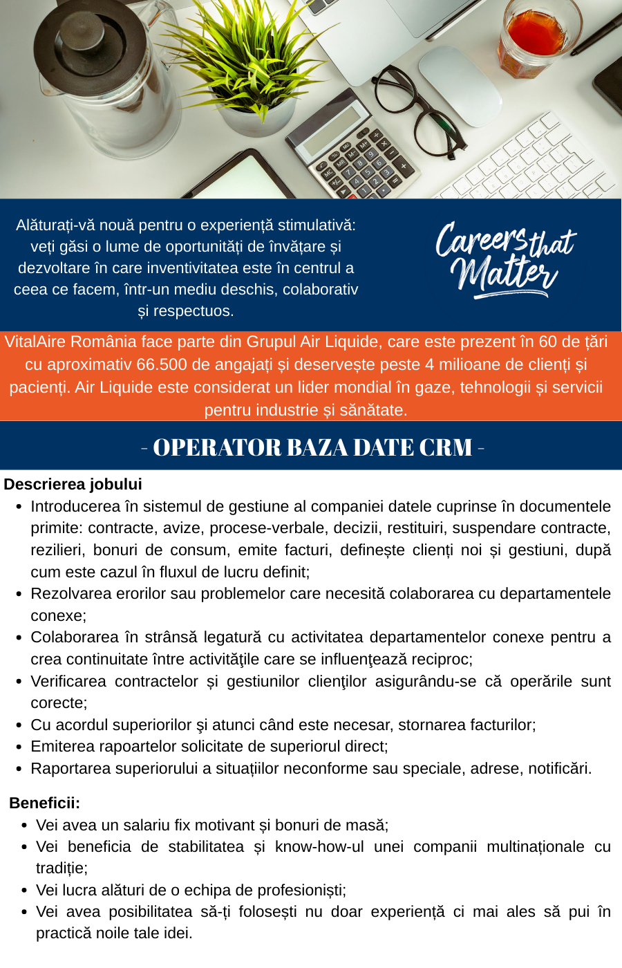OPERATOR BAZA DATE CRM