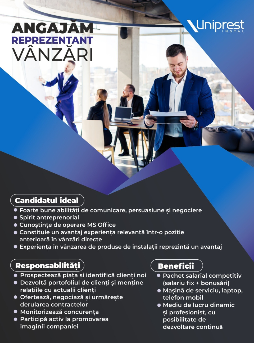 Reprezentant Vanzari Distributie si Proiecte