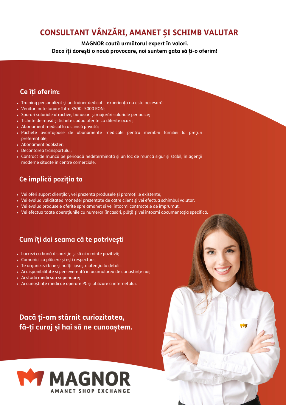 Consultant Vanzari - Bucuresti, Buzau, Brasov