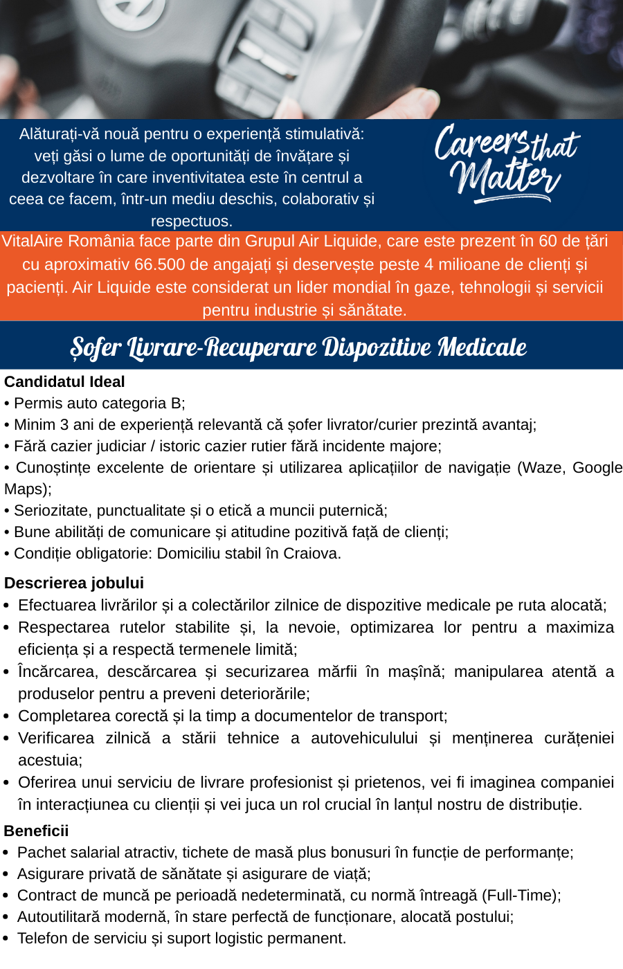 Sofer Livrare-Recuperare Dispozitive Medicale