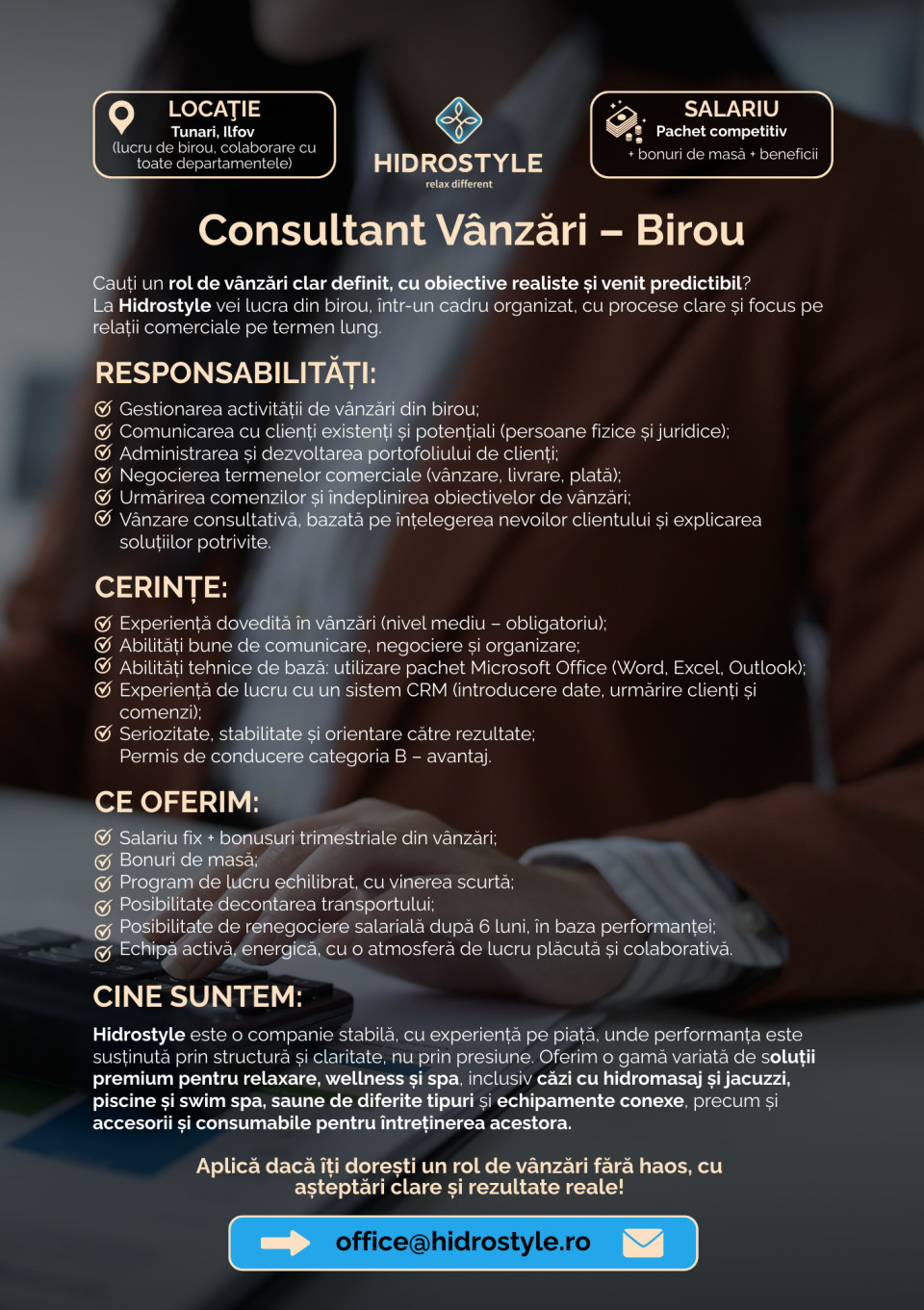 Consultant Vânzări