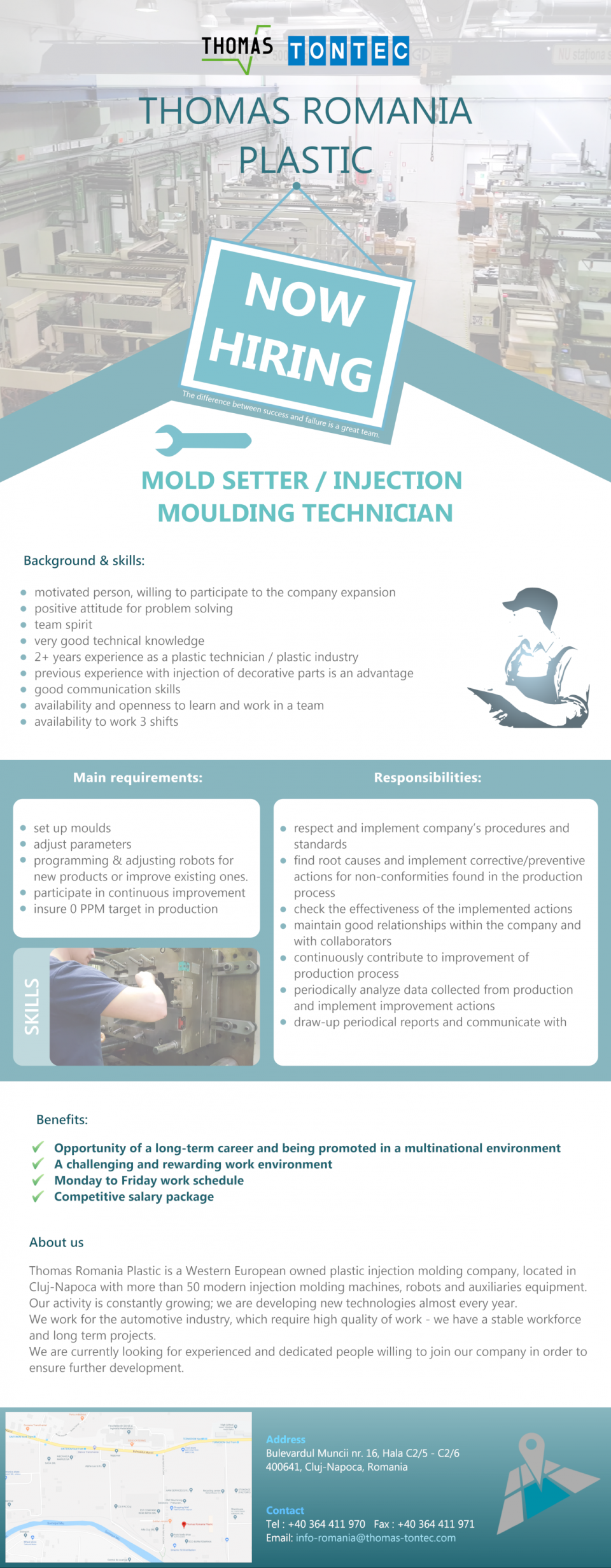 MOULD SETTER / INJECTION MOULDING TECHNICIAN